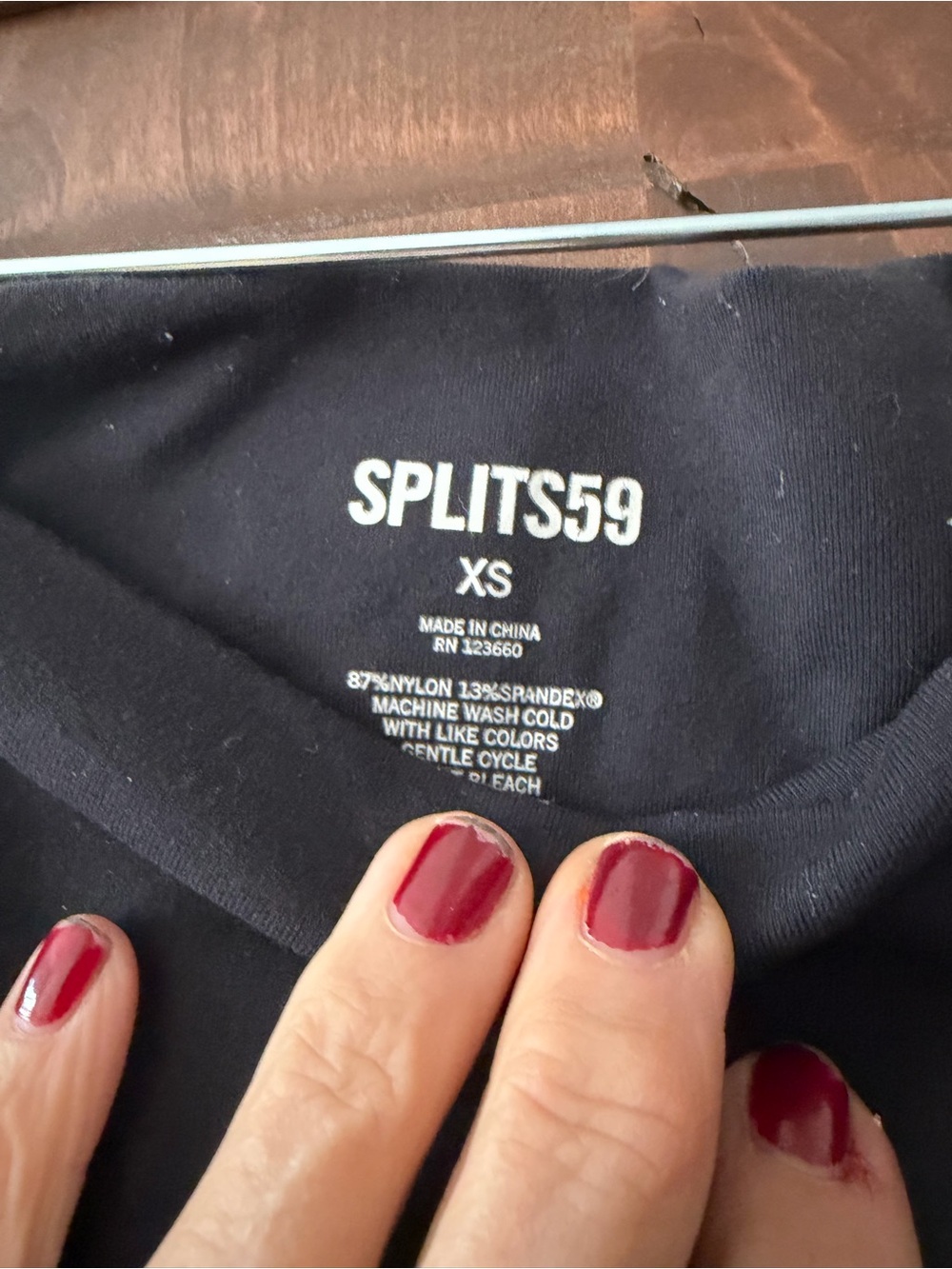 SPLITS59 XS Black yoga pants 32” inseam